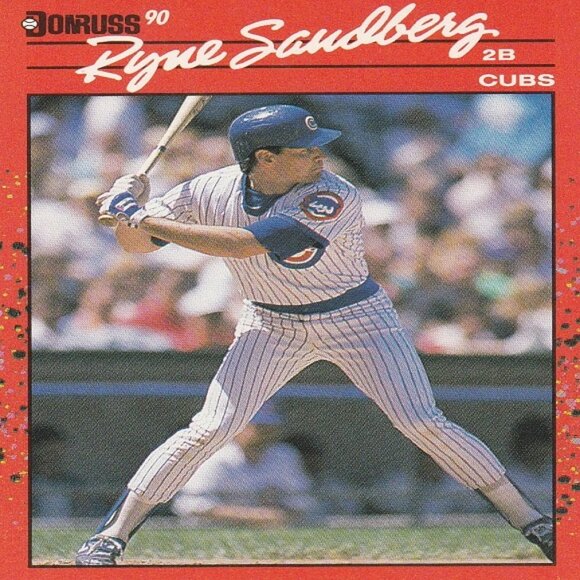 Ryne Sandberg Chicago Cubs MLB Card Collection - 8 Card Set - Picture 4 of 9